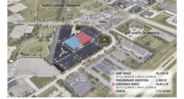 New home of Dakota Medical Foundation location map